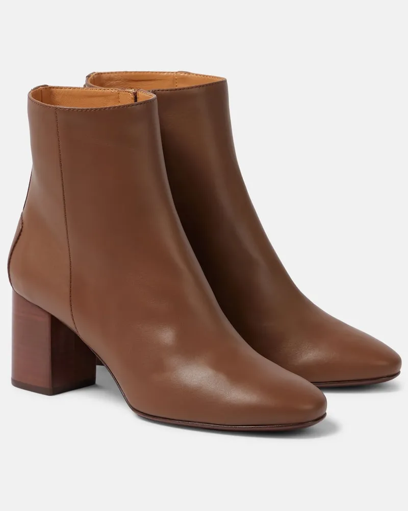 TOD'S Ankle Boots aus Leder Braun