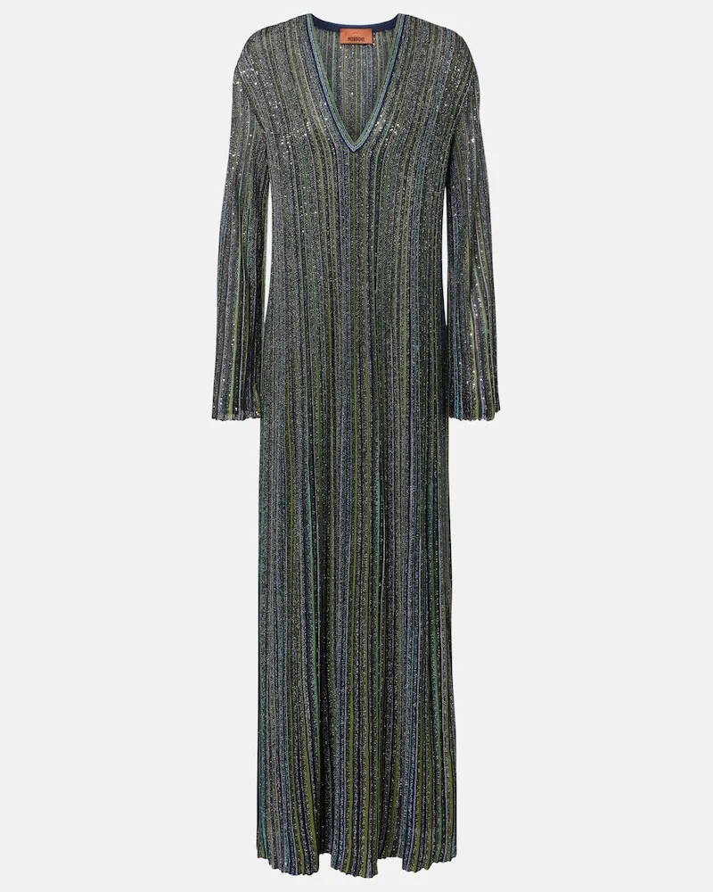 Missoni Robe aus Lamé Multicolor