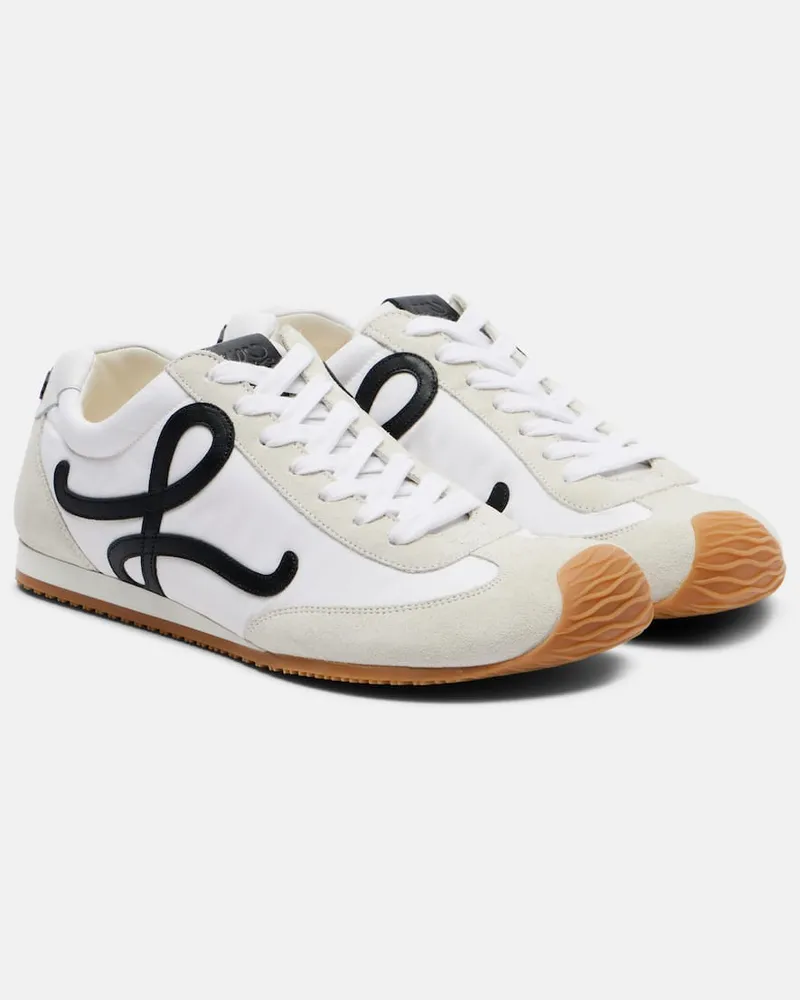 Loewe Sneakers Ballet Runner 2.0 mit Veloursleder Weiß