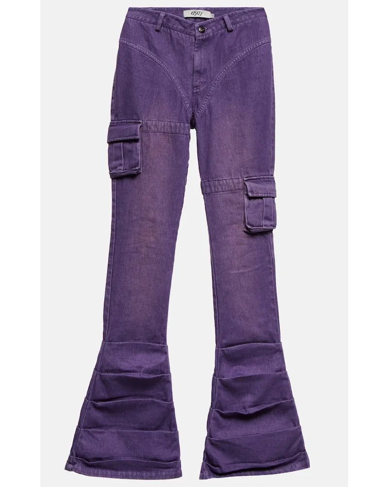 DIDU Flared Jeans Lila