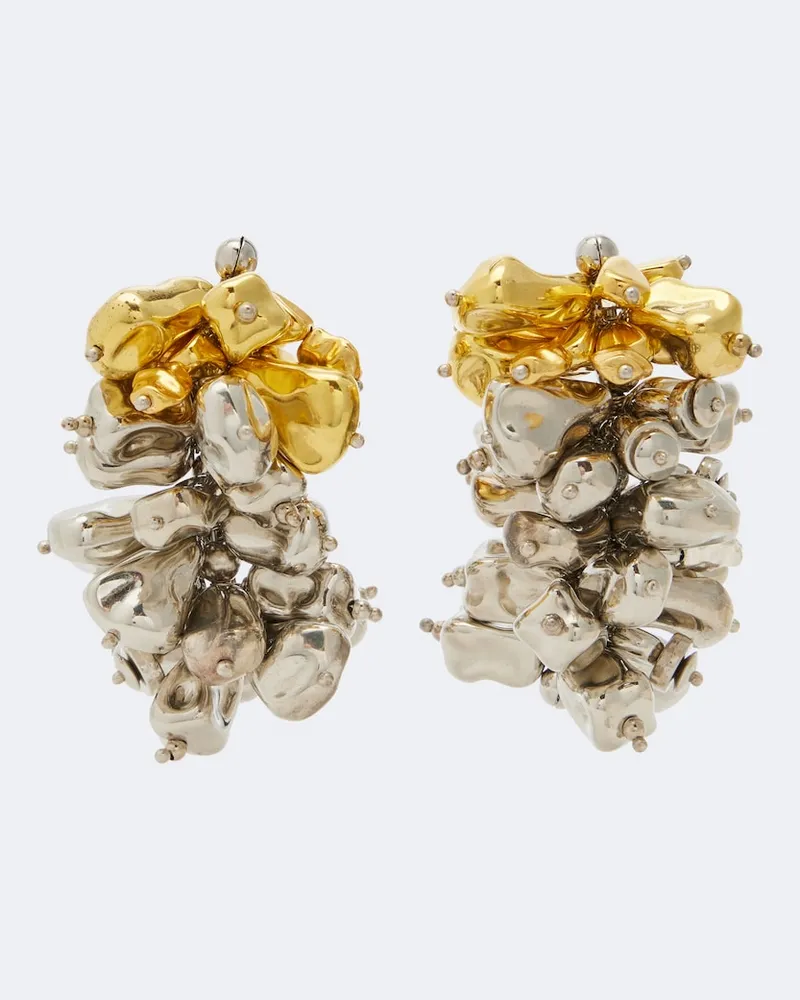 Dries van Noten Bestickte Ohrhänger Silber