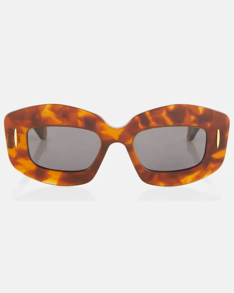 Loewe Eckige Sonnenbrille Screen Braun