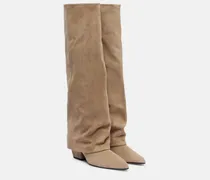 Stiefel Jane 60 aus Veloursleder
