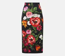 Bedruckter Bleistiftrock