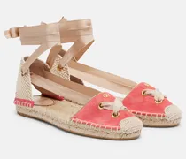 Espadrilles Resort aus Veloursleder