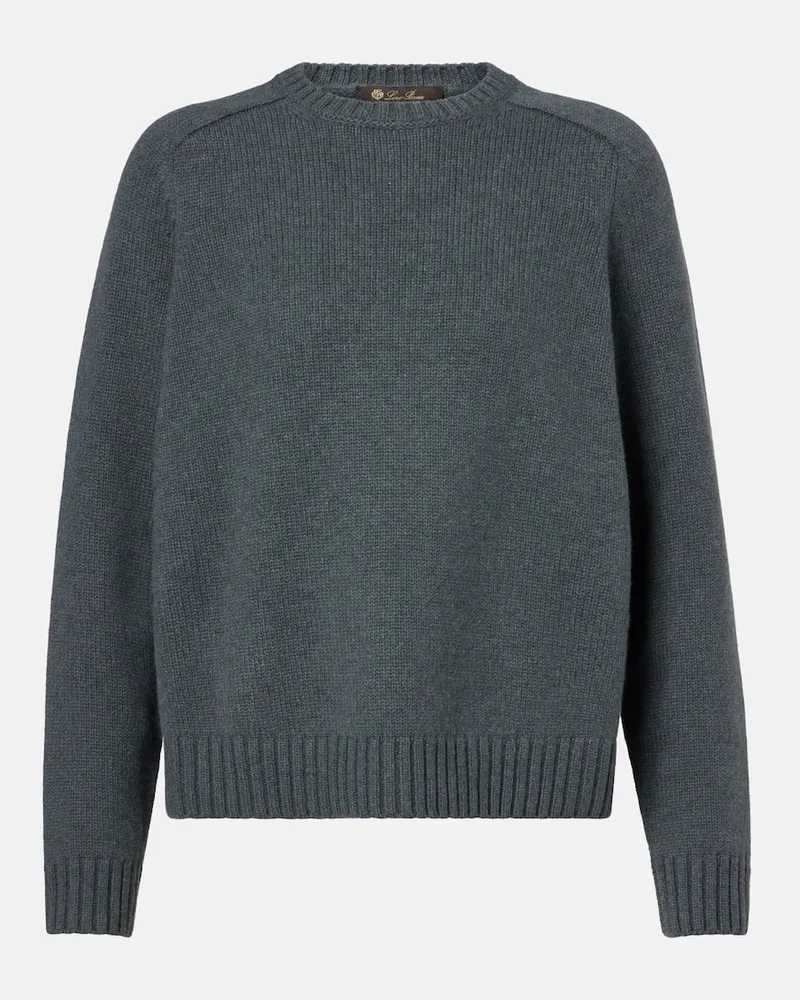 Loro Piana Pullover Parksville aus Kaschmir Grau