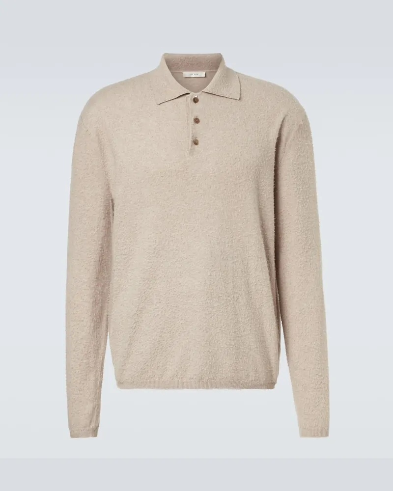 The Row Polopullover Almot aus Baumwolle Beige