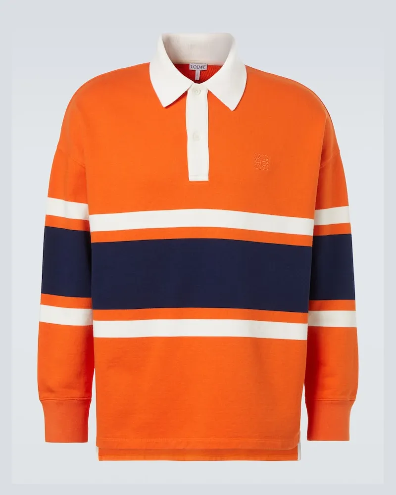 Loewe Polopullover aus Baumwolle Orange