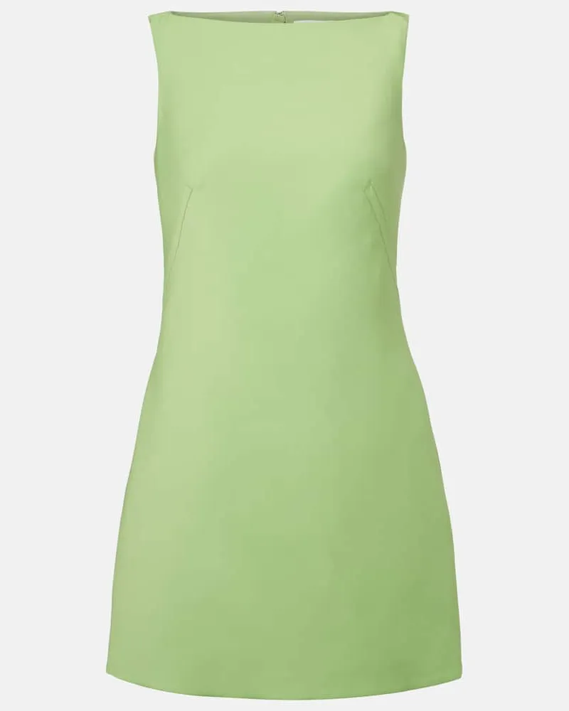 EMILIA WICKSTEAD Minikleid Rifer aus Woll-Cady Grün