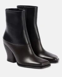 Loewe Ankle Boots Onda aus Leder Schwarz