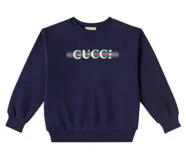 Sweatshirt Web Stripe aus Baumwolljersey