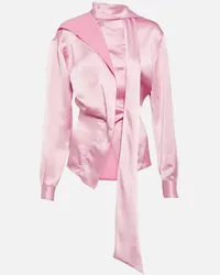 Victoria Beckham Bluse aus Satin Pink