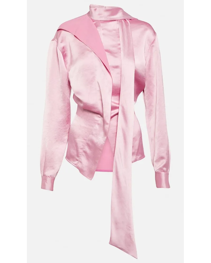 Victoria Beckham Bluse aus Satin Pink