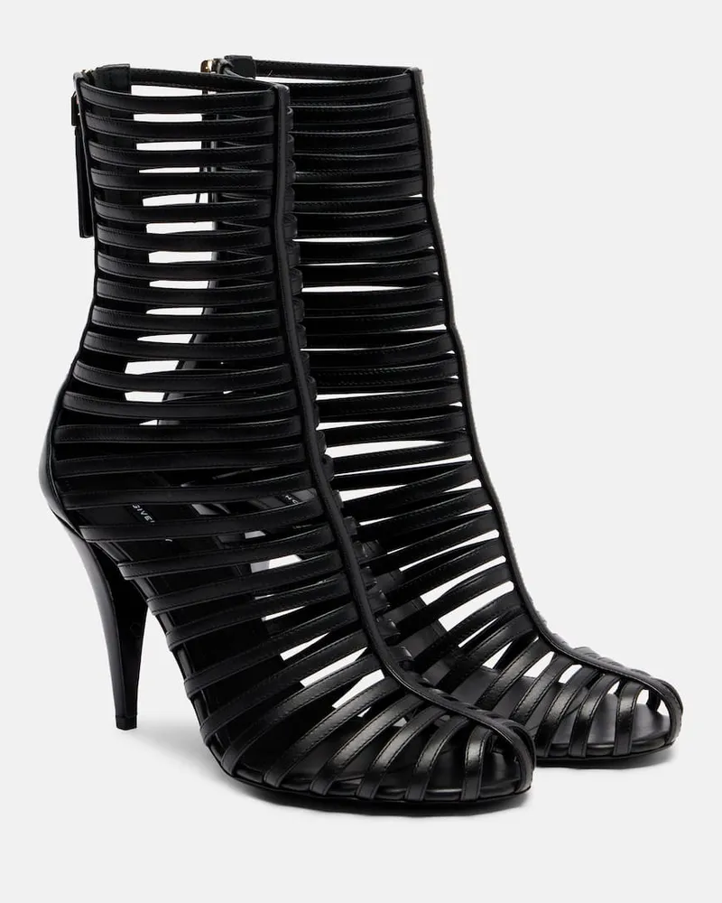 Givenchy Ankle Boots 95 aus Leder Schwarz