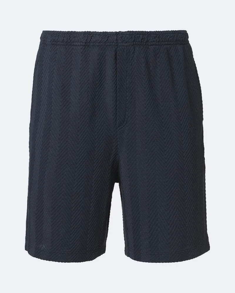 Missoni Zickzack-Bermudashorts Blau
