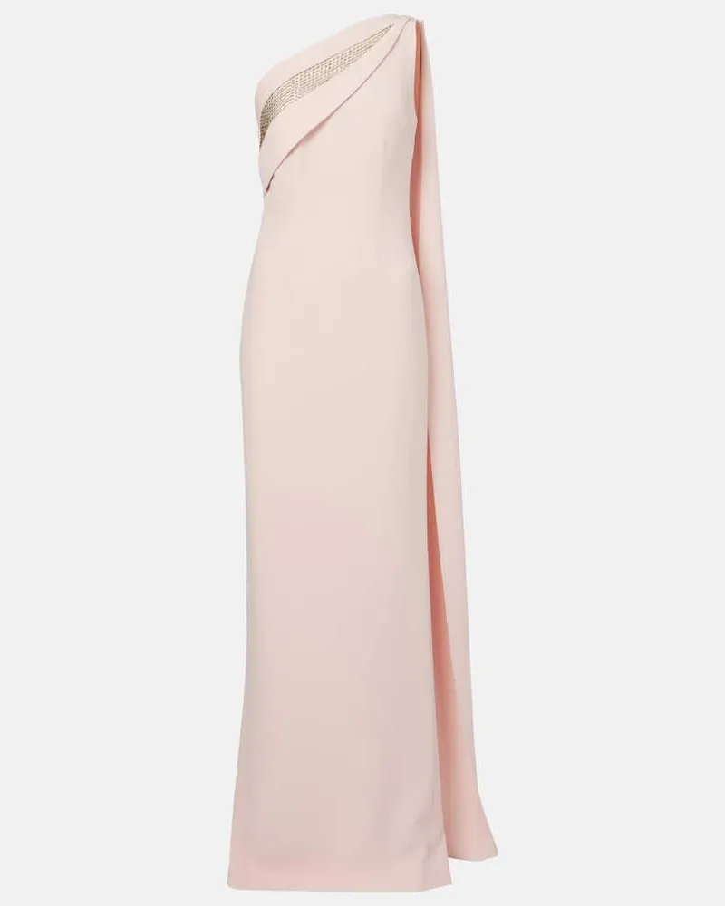 Roland Mouret Verzierte Robe aus Cady Pink