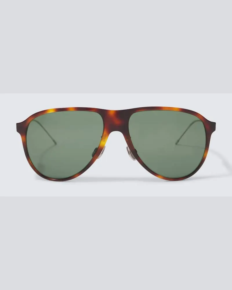 Brunello Cucinelli Aviator-Sonnenbrille Grün