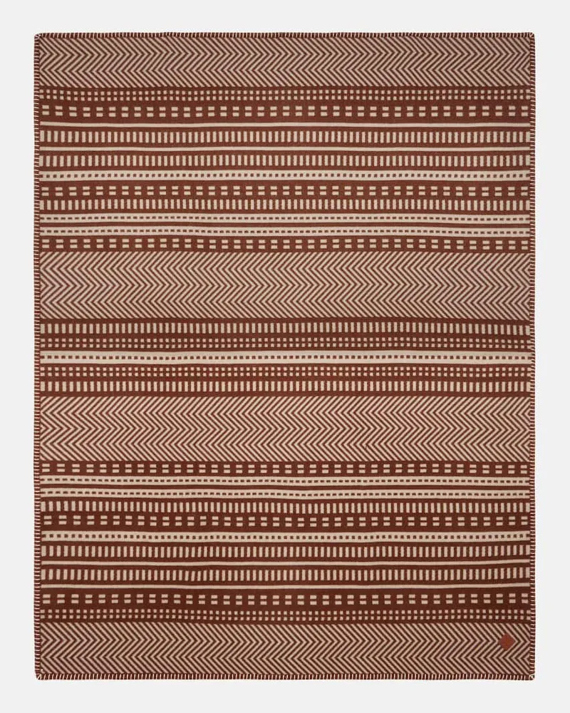 Loro Piana Plaid Atacama aus Schurwolle und Kaschmir Braun