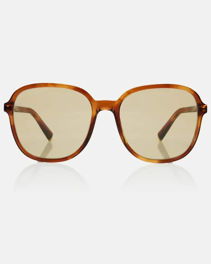 Miu Miu Eckige Sonnenbrille Braun