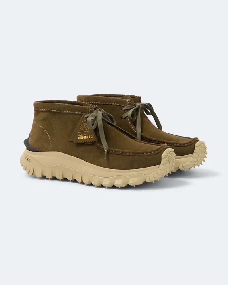 Moncler X Clarks Originals Sneakers Trailgrip Wallabee Grün