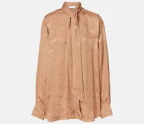 Bedruckte Bluse aus Jacquard