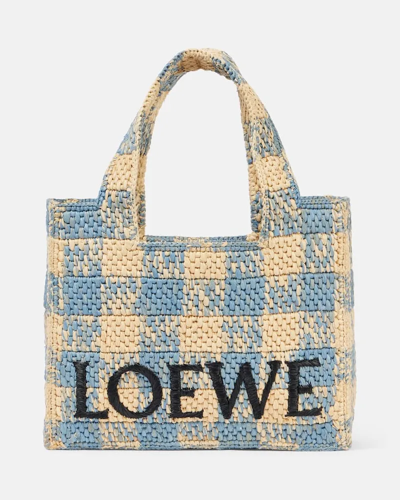 Loewe Paula's Ibiza Tote Bag Loewe Font Small Beige