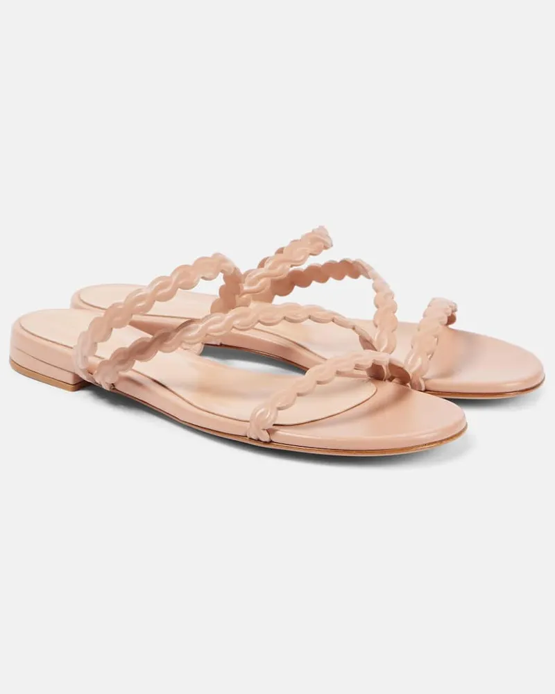Gianvito Rossi Sandalen aus Leder Pink