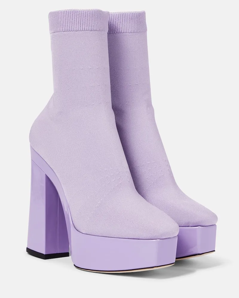 Jimmy Choo Ankle Boots Giome Violett