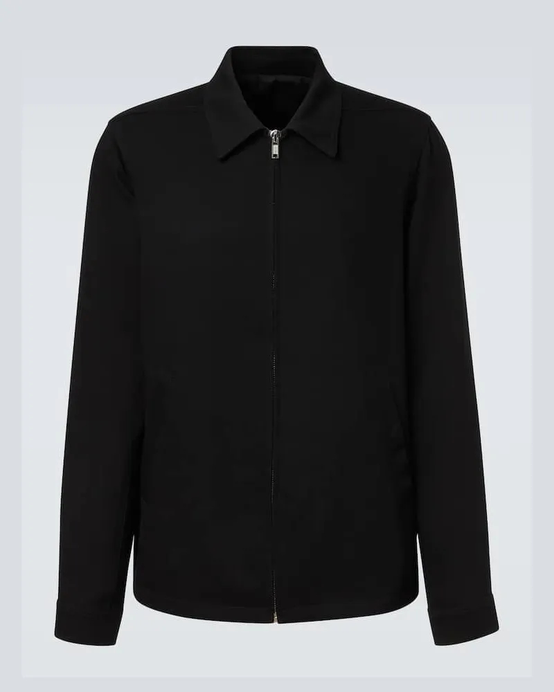 Rick Owens Jacke aus Wolle Schwarz