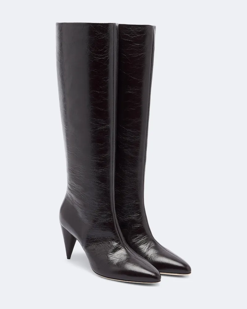 Victoria Beckham Stiefel Maverick aus Leder Braun
