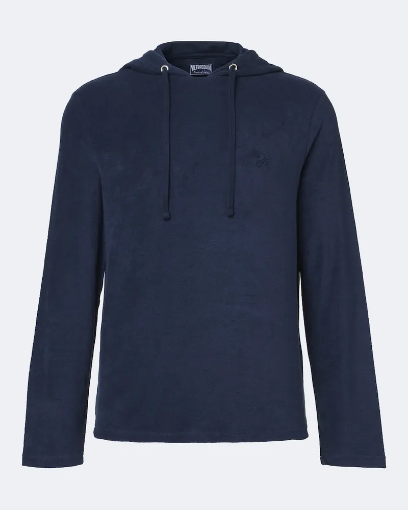 Vilebrequin Hoodie Therapy aus Frottee Blau