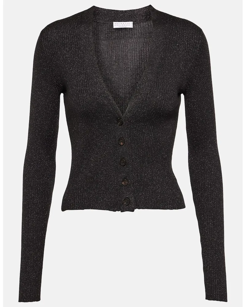 Brunello Cucinelli Cardigan aus einem Kaschmirgemisch Schwarz