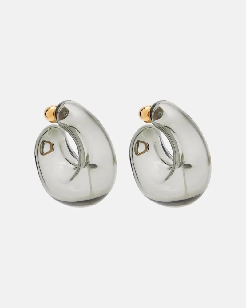 Alaïa Alaïa Ohrringe Bubble Grau