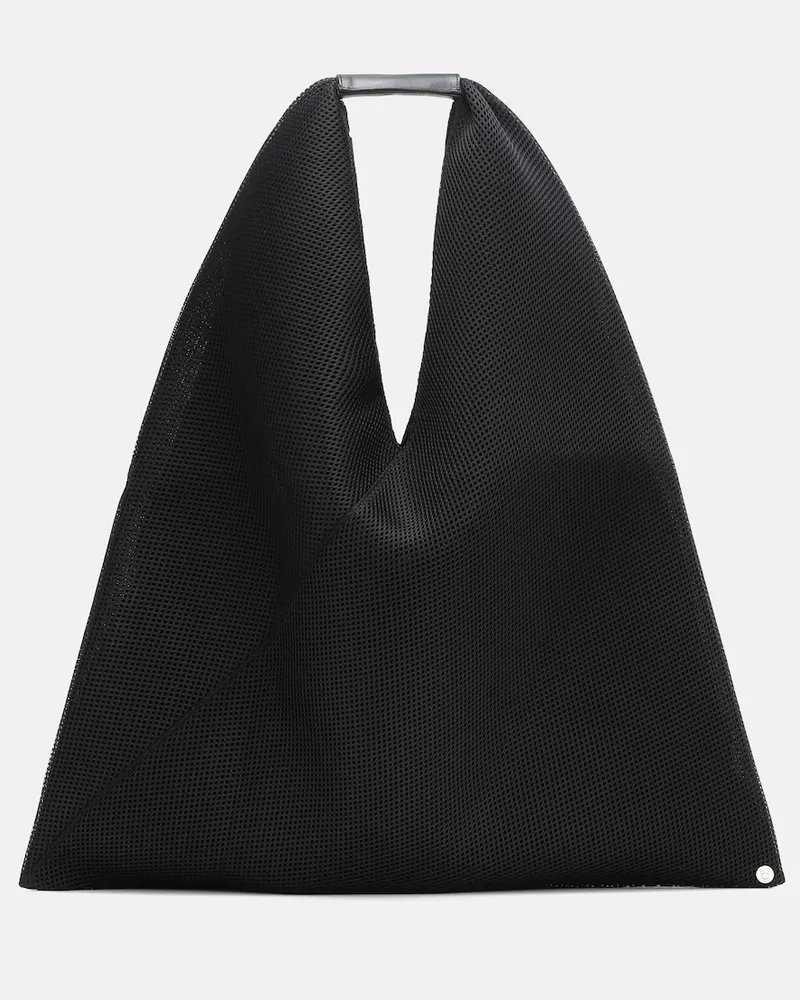 Maison Margiela Tote Japanese Medium aus Mesh Schwarz