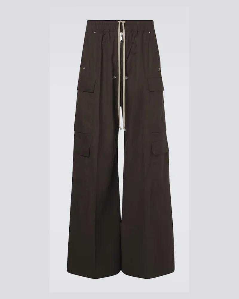 Rick Owens Cargohose Cargobelas aus Baumwolle Braun