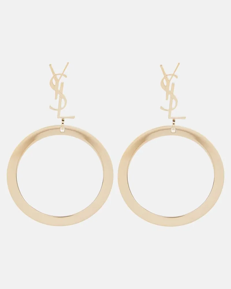 Saint Laurent Ohrringe Cassandre Gold