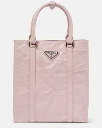 Prada Tote aus Leder Pink