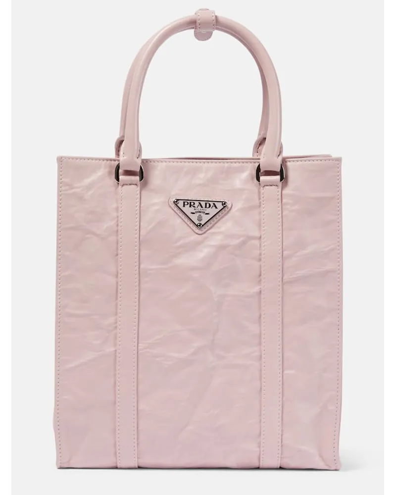 Prada Tote aus Leder Pink