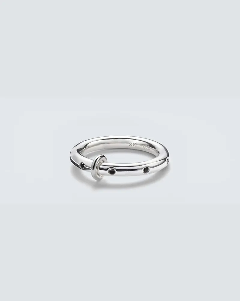 Spinelli Kilcollin Ring Ovio aus Sterlingsilber mit Diamanten Silber