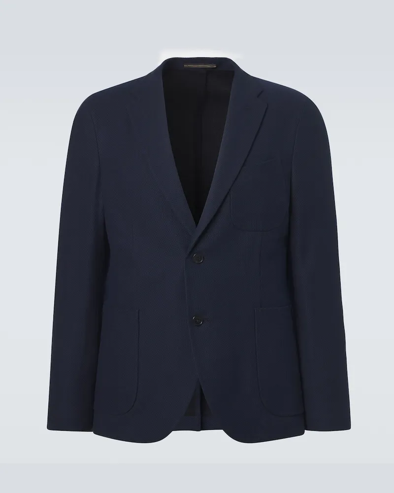 Slowear Blazer aus Baumwolle Blau