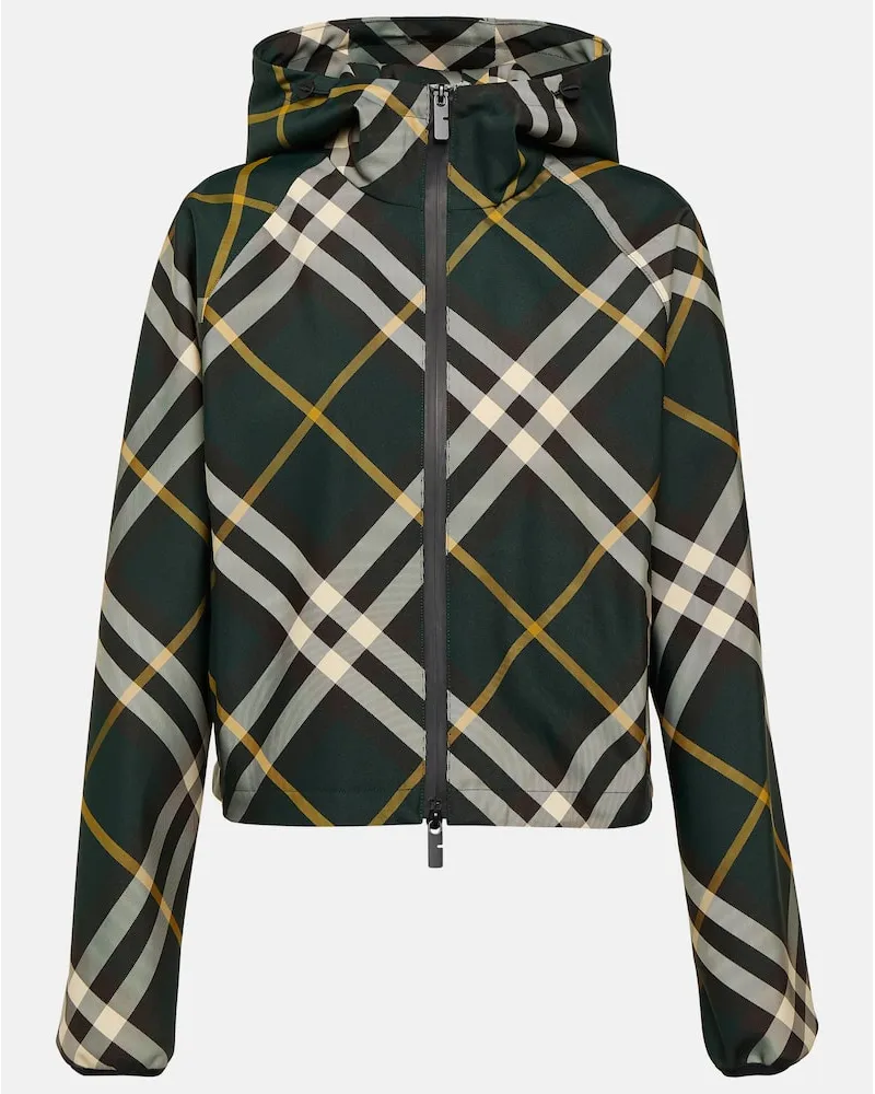 Burberry Jacke  Check Gruen