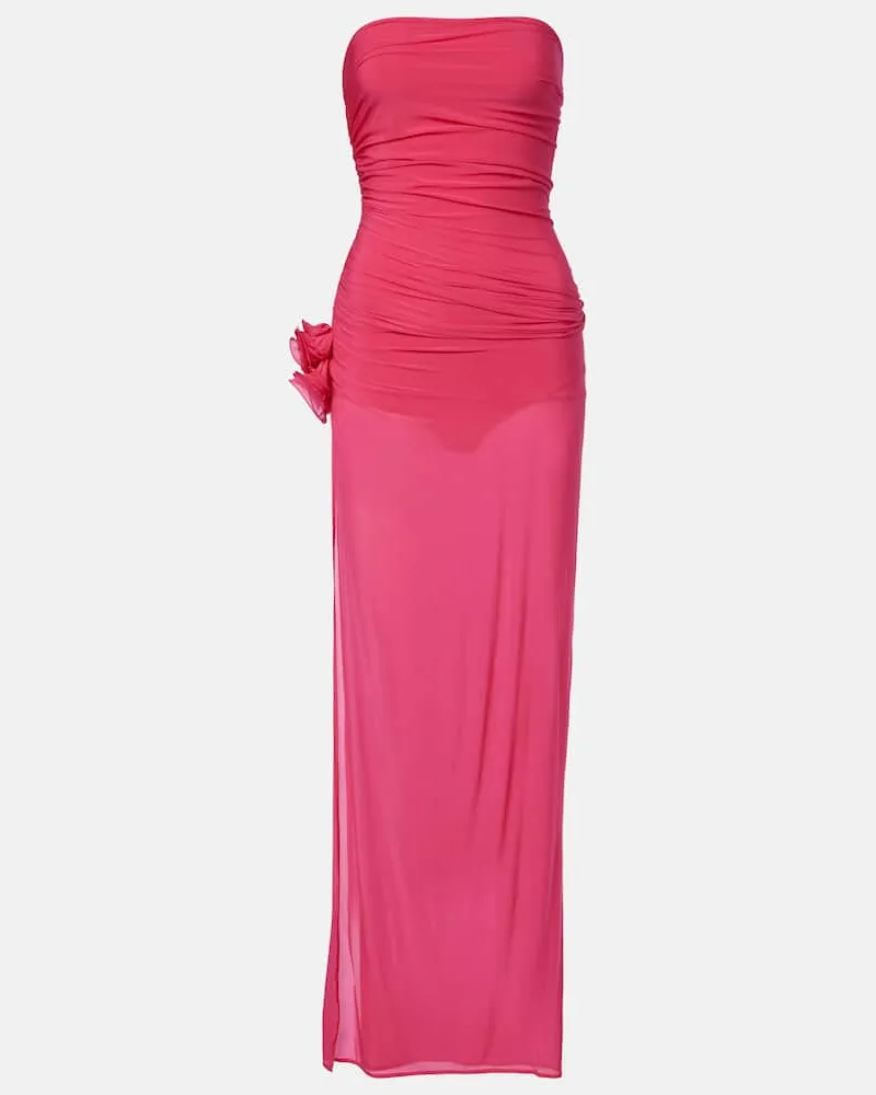 Magda Butrym Robe aus Jersey Rosa