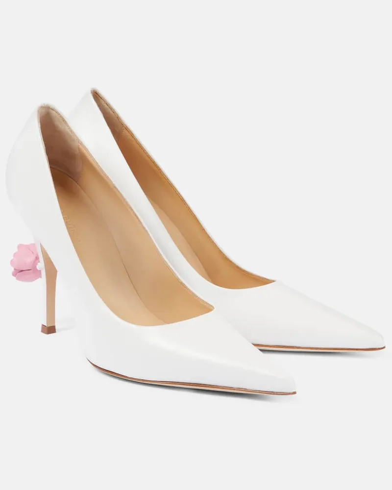 Magda Butrym Pumps aus Leder Weiß