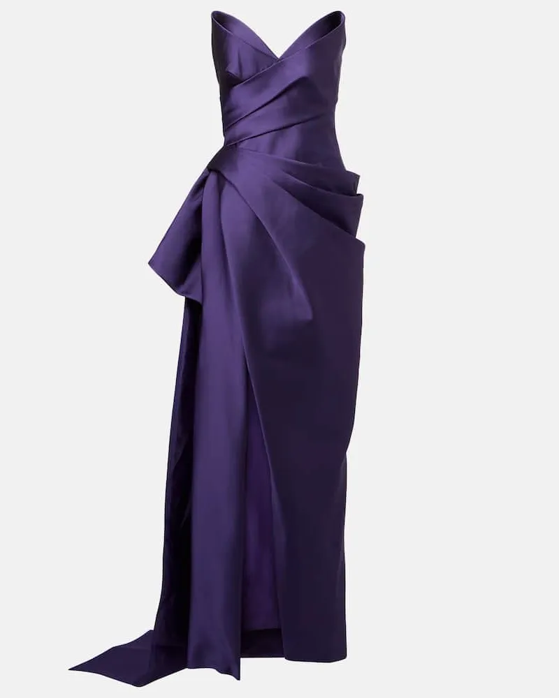 Monique Lhuillier Robe Violett