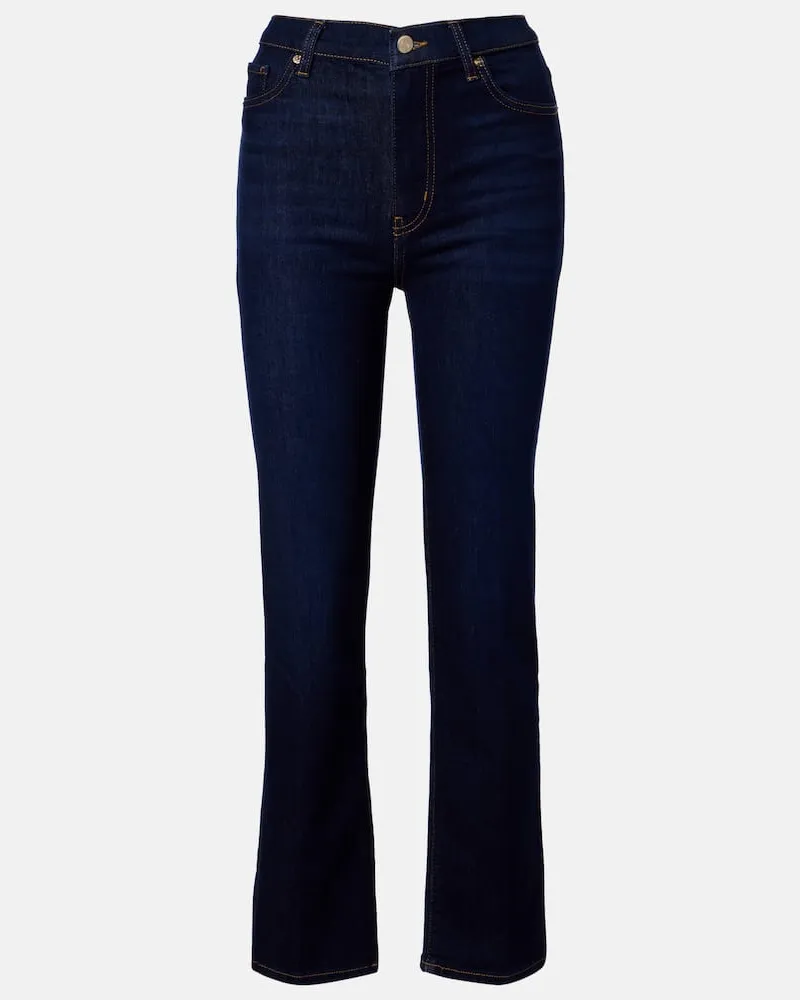 Frame Denim Straight Jeans Le Sleek Blau