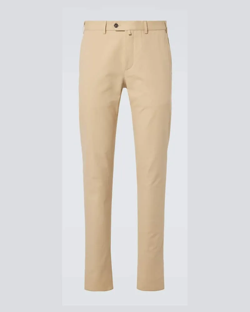 Loro Piana Chinohose aus Baumwolle Beige