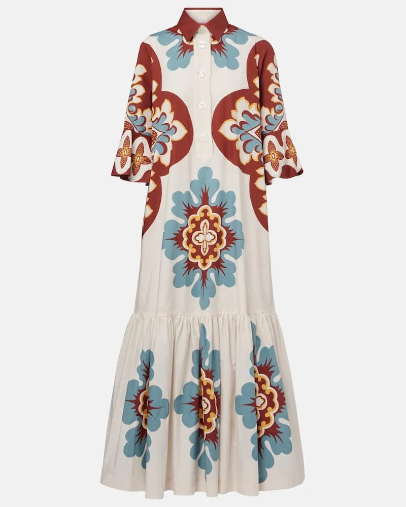 La DoubleJ Hemdblusenkleid Artemis aus Baumwolle Multicolor