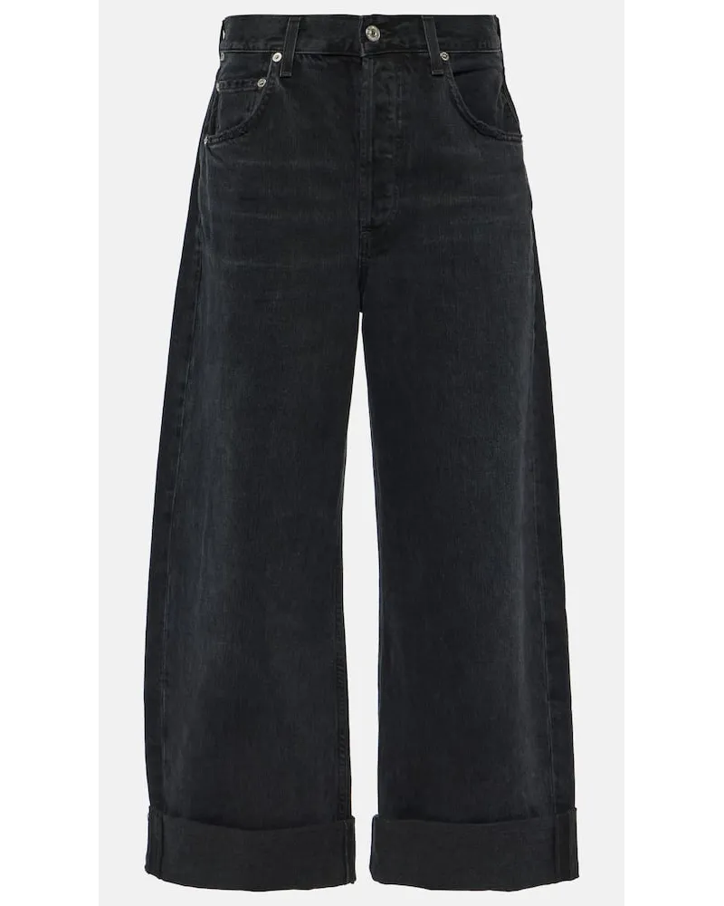 Citizens of humanity High-Rise Wide-Leg Jeans Ayla Blau