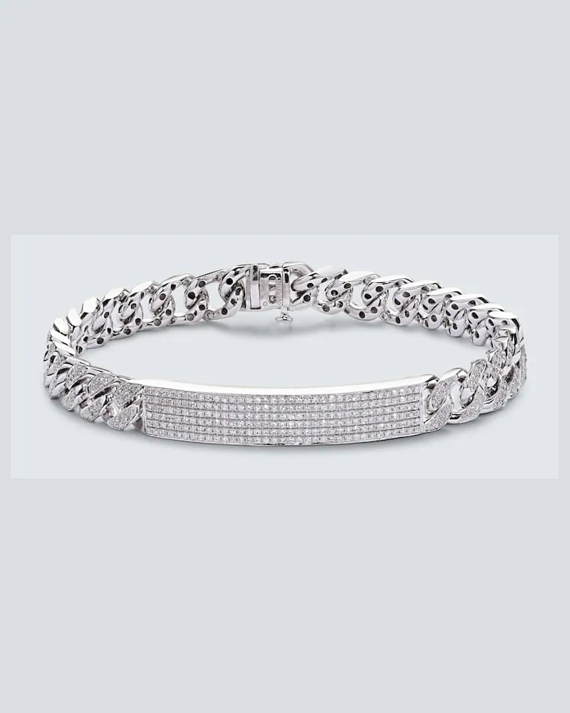 SHAY Armband aus 18kt Weißgold mit Diamanten Silber