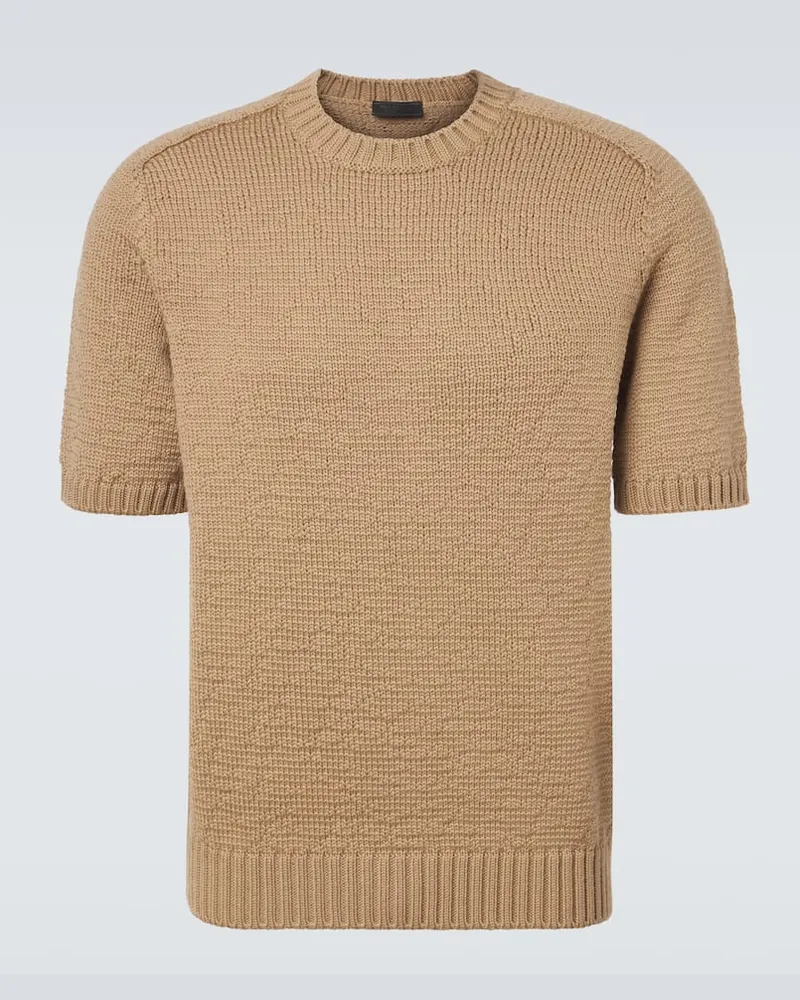 Prada Pullover aus Schurwolle Braun